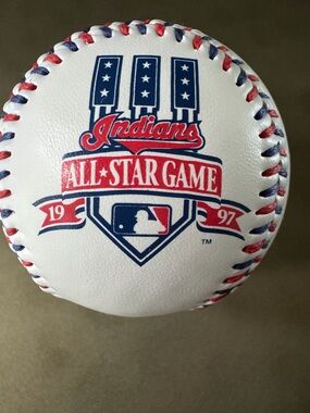 Cleveland Indians 1997 All-Star Game Baseball - Red, White & Blue